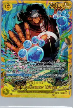 Bartholomew Kuma OP12-119 SEC English Legacy of the Master - One Piece Card - NM - Image 1