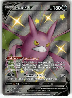 Crobat V - SWSH098 SWSH: Sword & Shield Promo Cards NM Pokemon Card TCG - Image 1