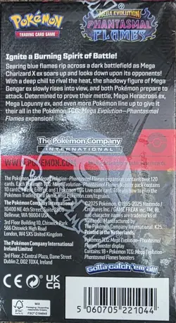 Pokemon Trading Cards Mega Evalutions Phantasmal Flames in a sealed pack new - Image 4