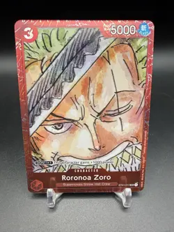 One Piece TCG Roronoa Zoro Premium Collection Film Red ST01-013 Promo Card NM - Image 1