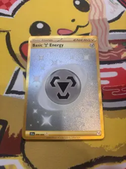 Pokemon TCG Basic Metal Energy Shrouded Fable Gold Card 099/064 - Image 1