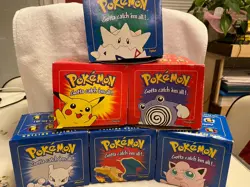 PokeMon Limited Edition 23k Gold-plated Trading Cards (6) - Image 1