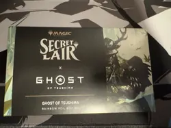 MTG Secret Lair Ghost Of Tsushima Rainbow Foil Edition New Sealed In Hand - Image 1