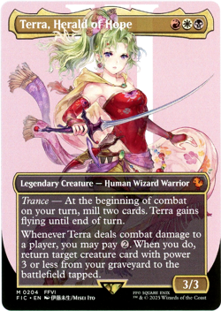 Terra, Herald of Hope (Borderless) - 0204 - Final Fantasy MTG - NM/M - Image 1