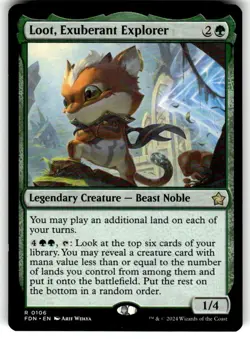 Foundations Magic: The Gathering Loot, Exuberant Explorer MTG - Image 1