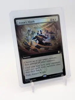 MTG - Avatar's Wrath - FOIL Extended Art Rare #365 Avatar The Last Airbender NM - Image 1