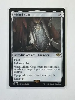 MTG - Mithril Coat - LTR Universes Beyond: The Lord of the Rings Rare Base 0245 - Image 1