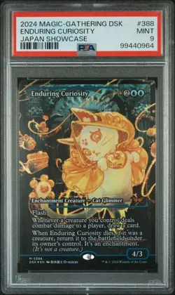 Magic the Gathering MTG Enduring Curiosity Showcase Foil DSK 388 PSA 9 - Image 1
