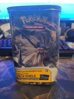 Pokemon TCG: Dusk Mane Necrozma Deck Shield & 2 Booster Packs Factory Seal Dent - Image 1