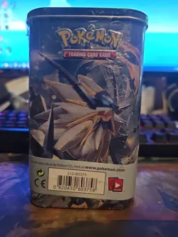 Pokemon TCG: Dusk Mane Necrozma Deck Shield & 2 Booster Packs Factory Seal Dent - Image 2