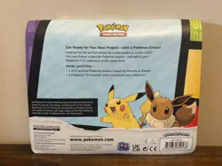 Pokemon TCG : Back to School Pikachu Eraser 2 Booster Blister Evolving Skies - Image 2