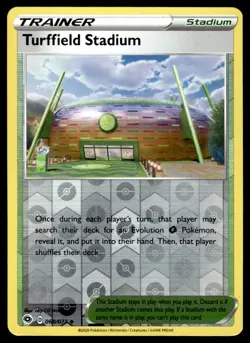 Turffield Stadium #068/073 Reverse Holo 2020 Pokmeon Champion's Path LP - Image 1