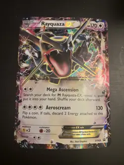 Pokemon Rayquaza EX XY69 Jumbo Promo Holo Basic Oversized 170HP Aeroscream - Image 1