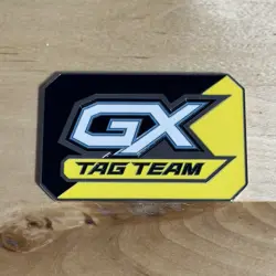Pokemon TCG Rare Limited Edition GX Tag Team Metal Marker Token Coin 2019 - Image 1