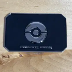 Pokemon TCG Rare Limited Edition GX Tag Team Metal Marker Token Coin 2019 - Image 2