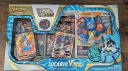Pokemon TCG Lucario VSTAR Premium Collection Box Factory Sealed - Image 1