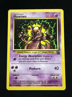 Mewtwo #14 - Pokemon TCG - Wizards Black Star Promos - LP - Image 1