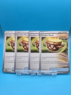 4x Earthen Vessel 106/131 Prismatic Evolutions Pokemon Playset - Image 1