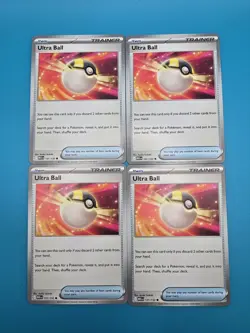 Ultra Ball 131/132 Common Playset 4X Mega Evolution Pokemon TCG Mint NM - Image 1