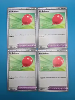 4x Air Balloon 079/086 Black Bolt Playset (4) Pokemon TCG - Image 1