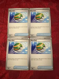 4x Nest Ball - Various Sets - Pokemon TCG - Playset - Image 1