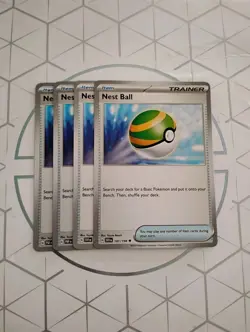 4x Nest Ball - Various Sets - Pokemon TCG - Playset - Image 1