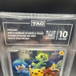 TAG 10 Pikachu 027 Sv: Scarlet & Violet Promo Cards Holo - Image 2