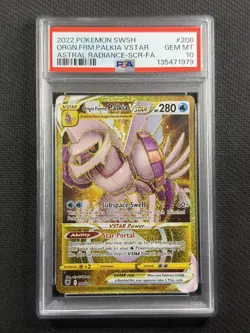 Pokemon Cards PSA 10 Gem Mt Origin Forme Palkia Vstar Astral Radiance 208/189 - Image 1