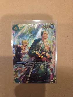 One Piece Card The Azure Sea's Seven English SP Roronoa Zoro PRB02-006 Card MINT - Image 1