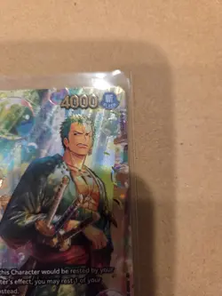 One Piece Card The Azure Sea's Seven English SP Roronoa Zoro PRB02-006 Card MINT - Image 3