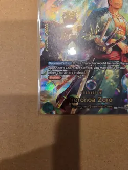 One Piece Card The Azure Sea's Seven English SP Roronoa Zoro PRB02-006 Card MINT - Image 5