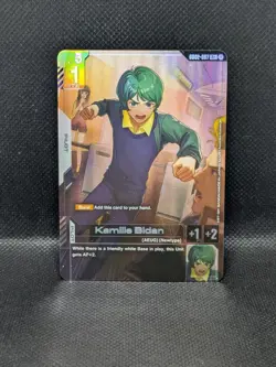Gundam Card Game Kamille Bidan GD02-097 R+ English - Image 1