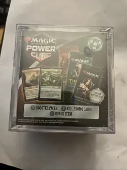 P-6 2021 MJ Holding Magic the Gathering POWER CUBE 3 packs/2 promo cards/1 bonus - Image 2