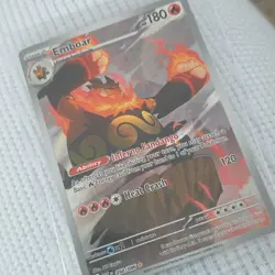 Pokemon TCG Emboar Full Art White Flare English Card 098/086 - Image 2