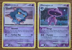 Pokemon Card Misdreavus Mismagius Set Diamond & Pearl Base Set Holo Rare - Image 1
