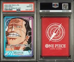 One Piece Japanese Card Game - Romance Dawn Crocodile Alt Art OP01-062 PSA 10 - Image 3