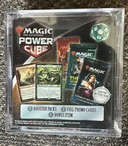 P-6 2021 MJ Holding Magic the Gathering POWER CUBE 3 packs/2 promo cards/1 bonus - Image 2