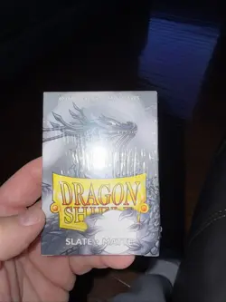 Dragon Shield 60 Card Sleeves Japanese Sized, Slate Matte, New Sealed - Image 1
