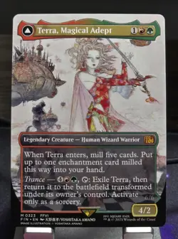 MTG - Terra, Magical Adept (0323) Borderless Mythic - FINAL FANTASY (FIN) - Image 1