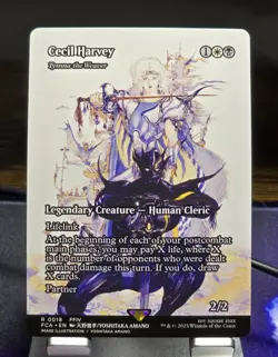 MTG - Cecil Harvey (0018) Rare (Showcase) - FINAL FANTASY (FIN) - Image 1