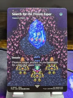 MTG - Search For The Frozen Esper (0047) Uncommon (Showcase) - FINAL FANTASY - Image 1