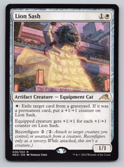 Lion Sash - Kamigawa: Neon Dynasty MTG - Image 1