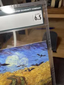 CGC 6.5 CORVIKNIGHT POSTCARD-MUSEUM EXCLUSIVE POKEMON X VAN GOGH POSTCARD 2023 - Image 5
