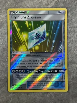 Flyinium Z: Air Slash 195/236 Pokemon Sm-Unified Minds Reverse Holo (Light Play) - Image 1