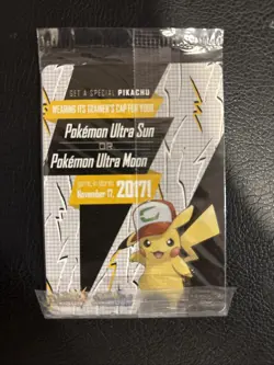 Ash's Pikachu SM108 Promo Sealed Pokemon TCG I Choose You! - Image 2
