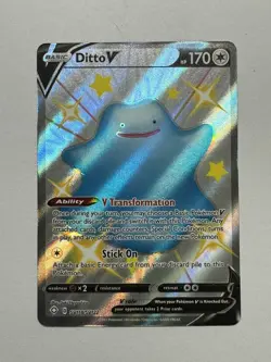 Pokemon TCG - Ditto V - Shining Fates SV118/SV122 Shiny Full Art - Image 3