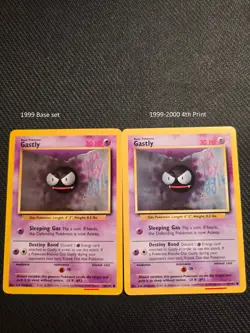 Vintage Gastly 50/102 Pokemon Base Set 1999-2000 4th Printing - Image 4