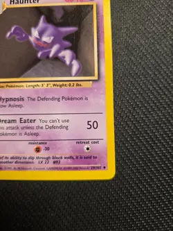 Vintage Pokemon Haunter 29/102 Base Set 1999-2000 4th Printing - Image 2