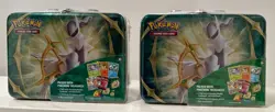 LOT of 2 Sealed Pokemon Arceus Collectors Chest Lunchbox Tin Spring 2022 Edition - Image 1