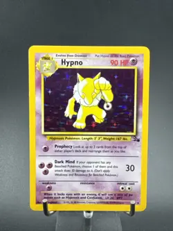 Pokemon TCG Hypno Fossil 8/62 Holo Unlimited Holo Rare - Image 1